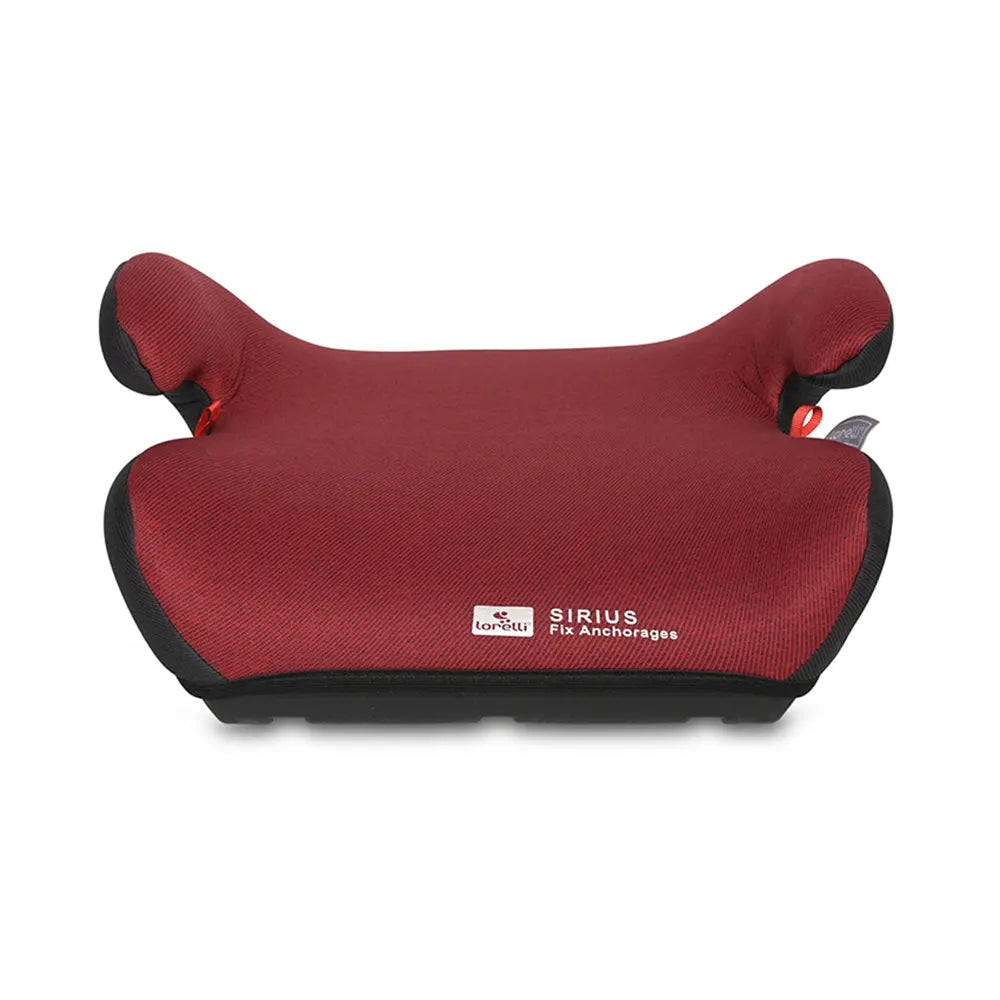 Lorelli SIRIUS Fix Anchorages Group 3 Car Booster Seat - Red