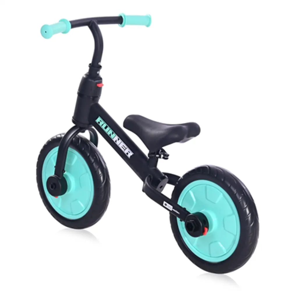 Lorelli Bicyclette Runner 2 en 1 - Noir et Turquois