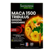 Santarome Maca 1500 Tribulus – boîte de 20 ampoules