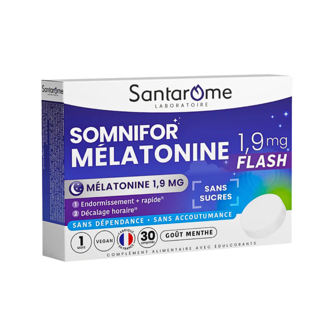 Santarome Somnifor Mélatonine – boîte de 30 capsules