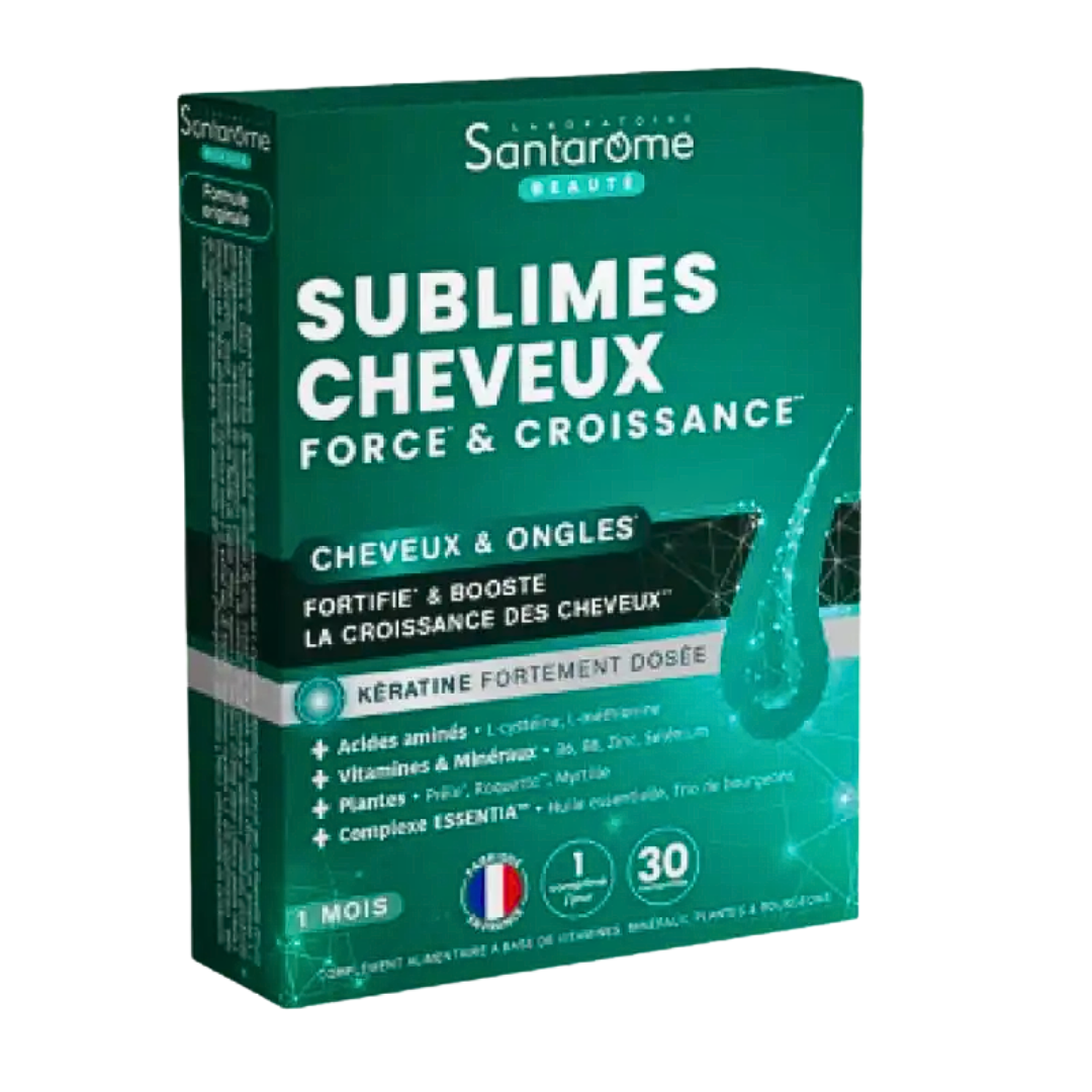 Santarome Sublimes Cheveux & Ongles – boîte de 30 capsules