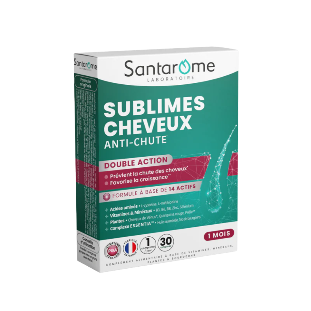 Santarome Sublimes Cheveux Anti-Chute 30 comprimés – boîte
