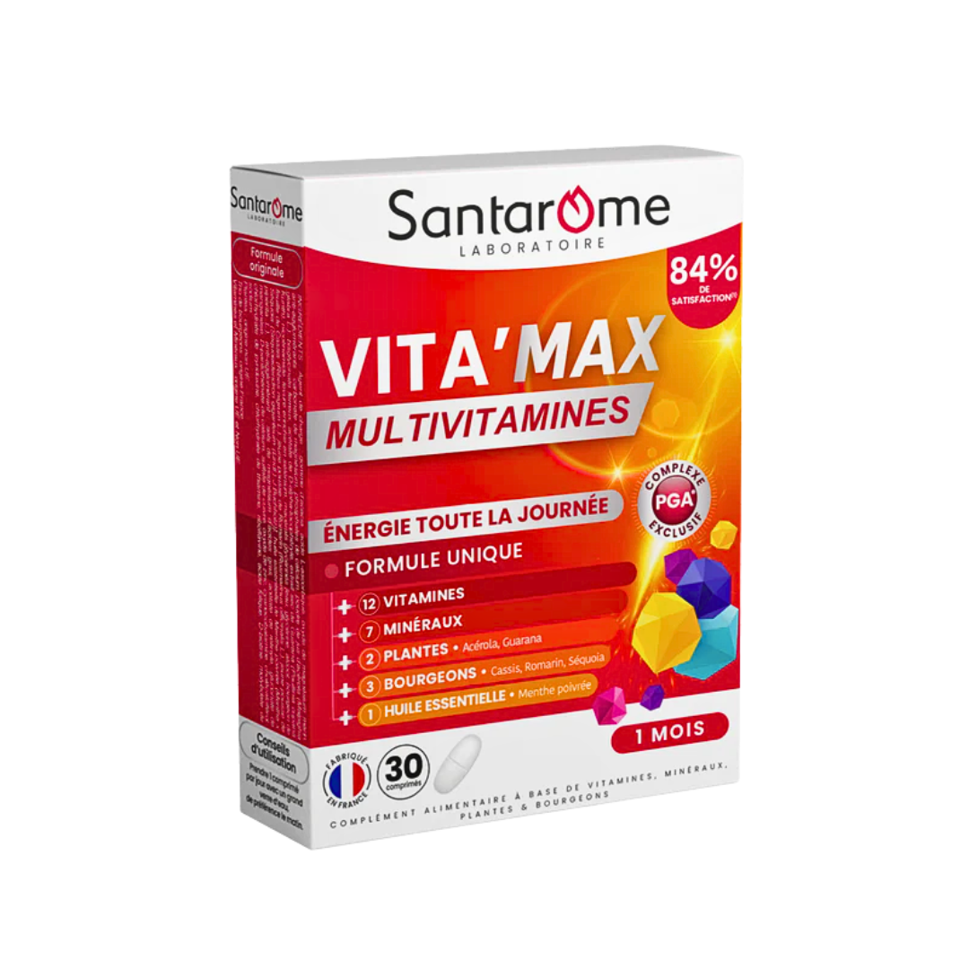 Santarome Vita’Max Multivitamines – boîte de 30 comprimés