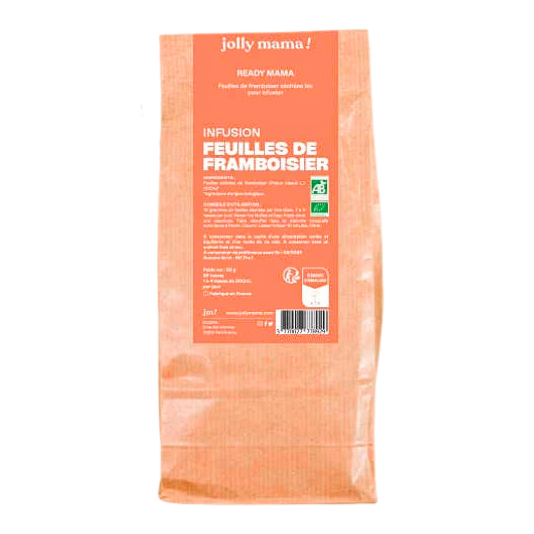Jolly Mama Tisane Feuilles de Framboisier 30 g – sachet
