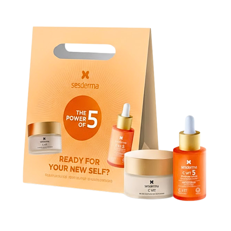 Sesderma Radiance Set C-VIT Cream 50 ml + C-VIT 5 Serum 30 ml