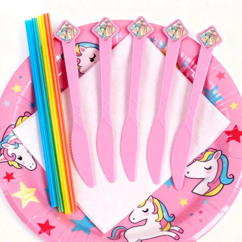 Set Couteaux Rose Bluey – 10 Pièces