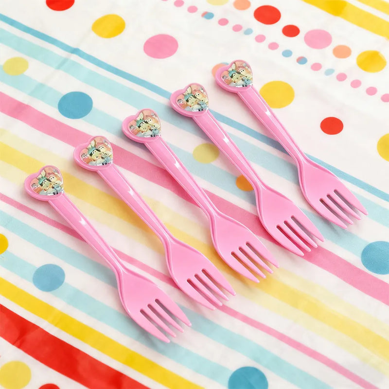 Set Fourchettes Rose Bluey – 10 Pièces