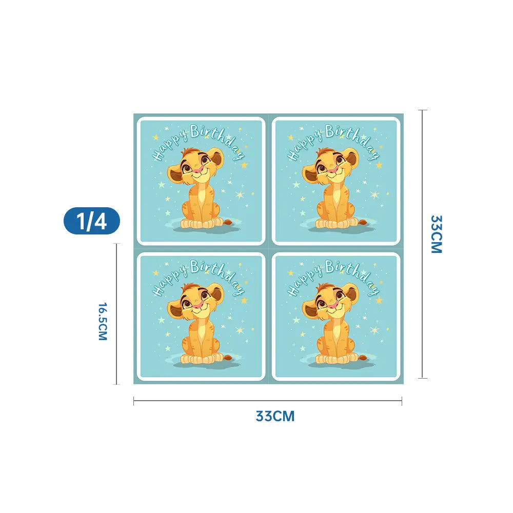 51 Piece Birthday Pack - Simba