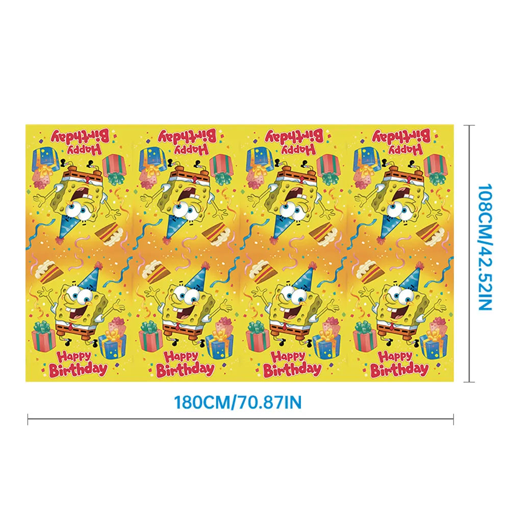 Pack Anniversaire 51 Pièces - SpongeBob Jaune