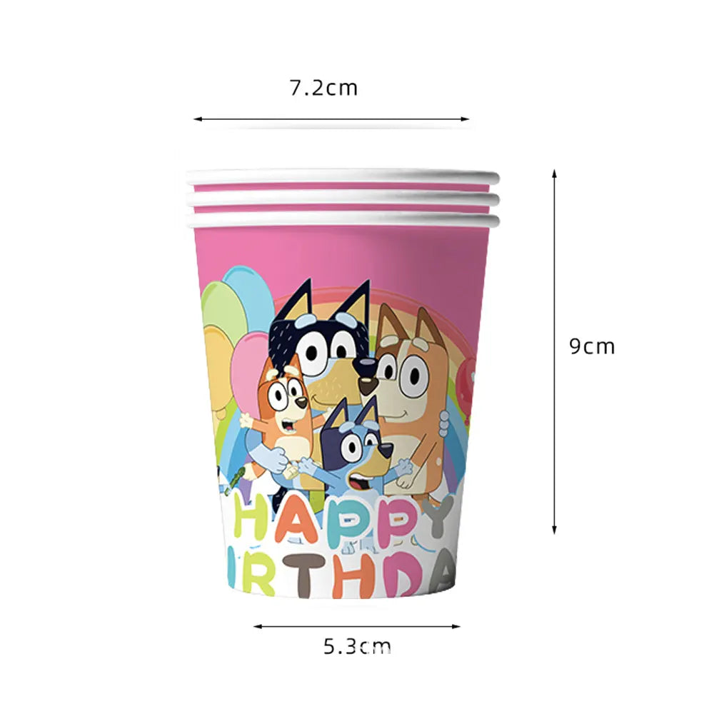 52 Piece Birthday Pack – Pink Bluey
