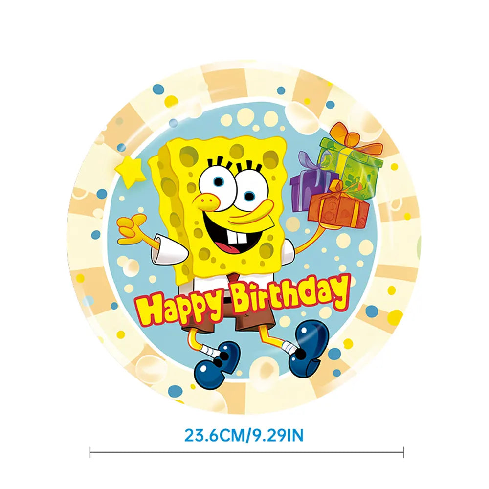 Pack Anniversaire 51 Pièces - SpongeBob Jaune