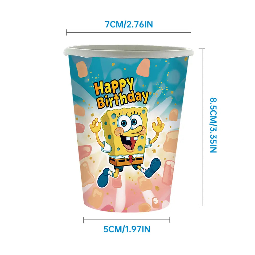 Pack Anniversaire 51 Pièces - SpongeBob Jaune