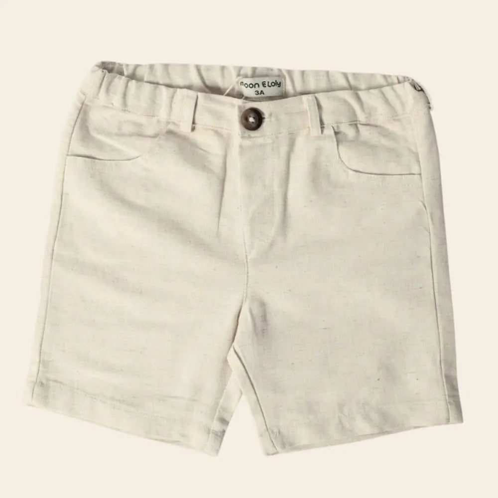 Short Moon pour Garçon - Beige
