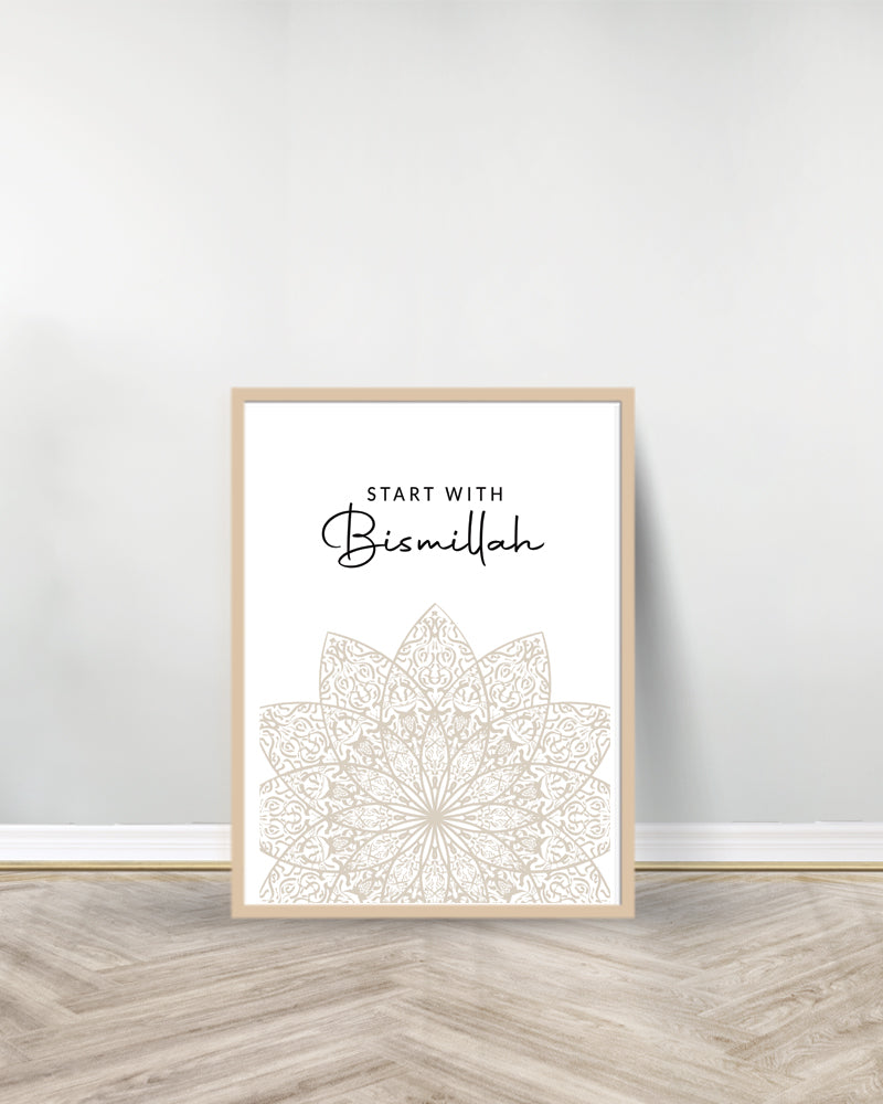 Ensemble de 2 Tableaux décoratifs - Start | End - Bois