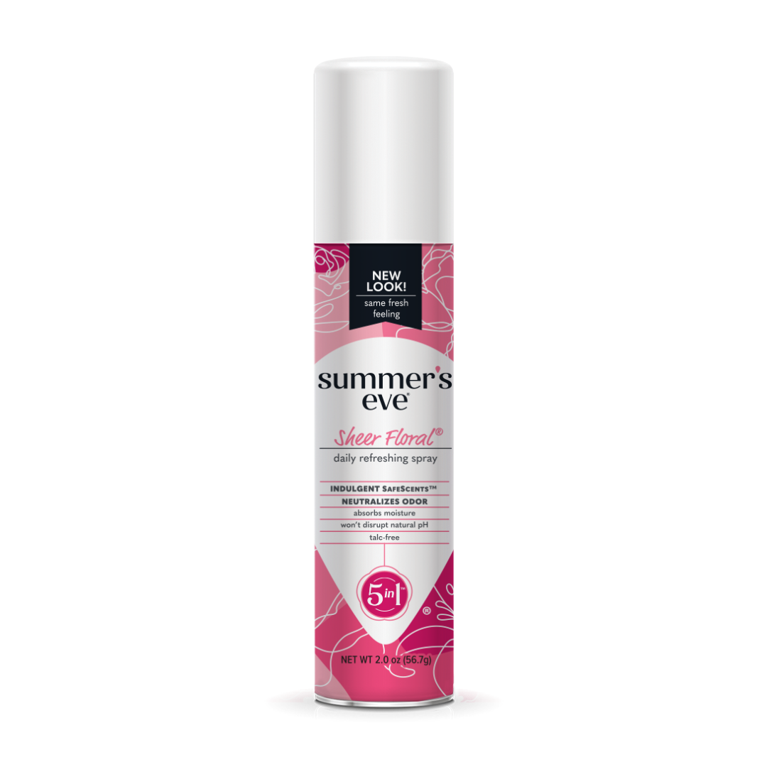 Summer's Eve Sheer Floral Freshening Spray – 56.7g