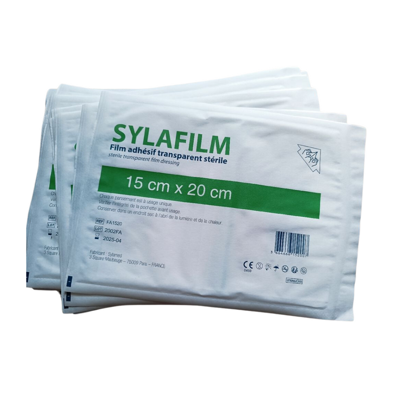 Película adhesiva transparente estéril Sylafilm de 15 cm x 20 cm (1 unidad)
