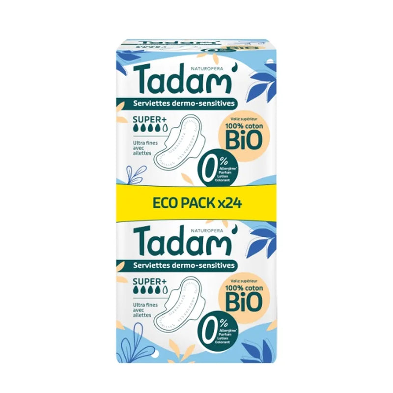 Tadam’ Ultra Super Sensitive Dermo Wipes - 24 Units