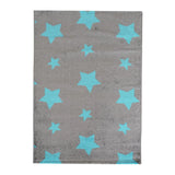 Tapis Bulji Gris Turquoise