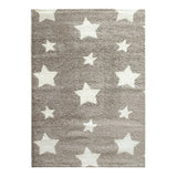 Tapis Bulji Taupe Crème