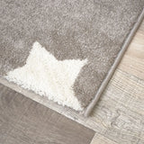 Tapis Bulji Taupe Crème