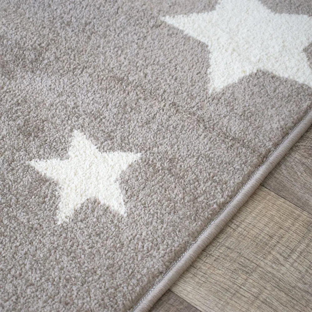 Tapis Bulji Taupe Crème