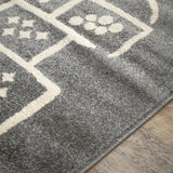 Tapis Hopscotch Gris Crème