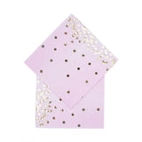 Pink Polka Dot Paper Napkins 25 x 25 cm – 16 Pieces