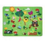 Tapete mural educativo de fieltro - Tema naturaleza