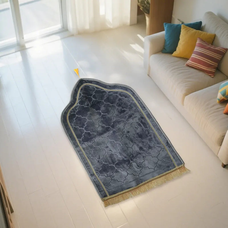 Tapis de Prière  70 x 110 cm - Gris