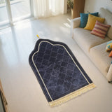 سجادة صلاة 70 × 110 سم - أسود