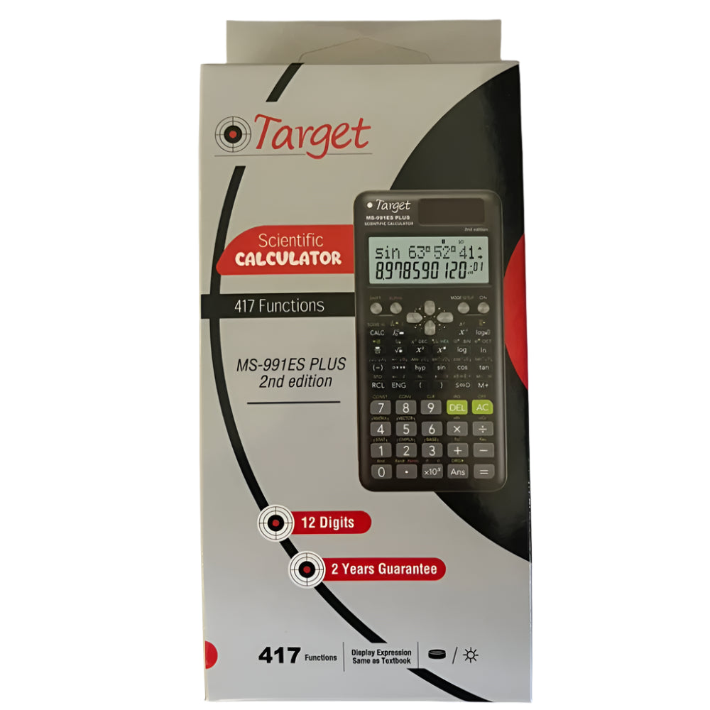 Target Calculatrice Scientifique MS-991ES - 417 Fonctions