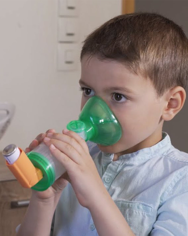 Inhalador pediátrico con mascarilla TipsHaler 6A+
