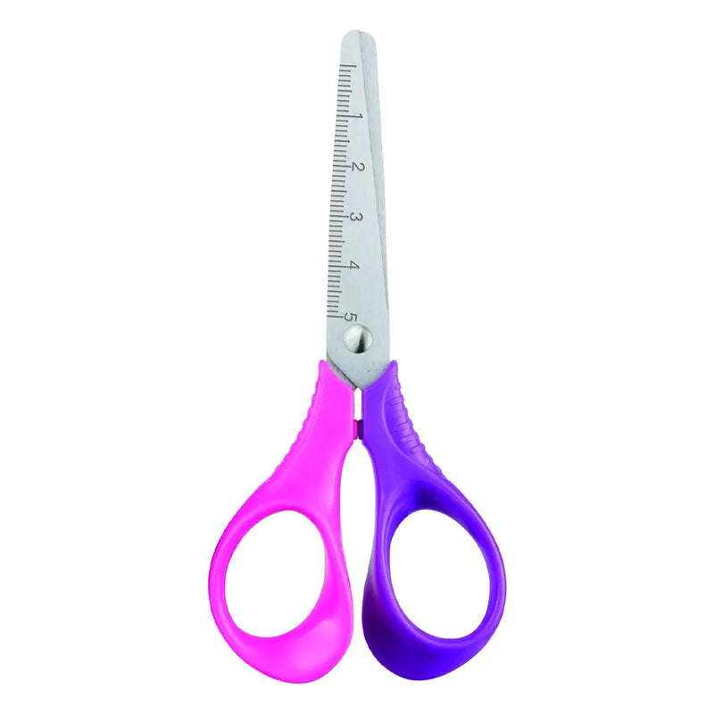 M.School Round-Tipped Scissors 13 cm - Pink & Mauve