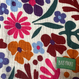 Babymat Couverture Mi-Saison 100x80cm - Jardin Fleuri
