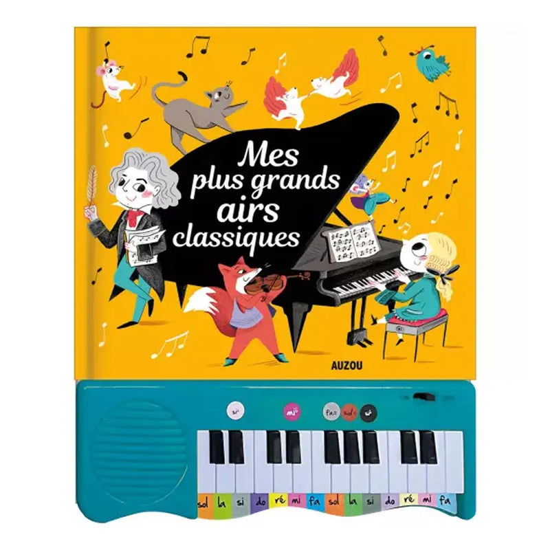 Auzou My Greatest Classical Tunes - Book with Piano