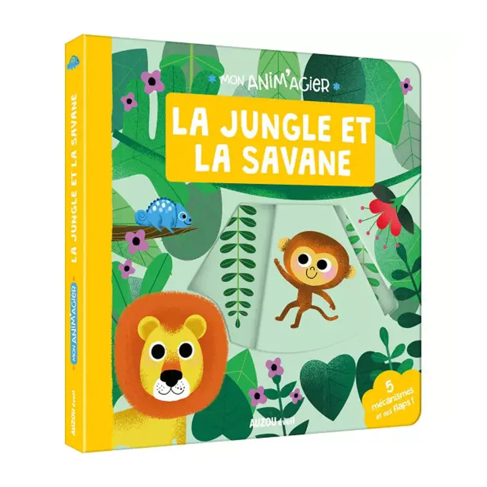 Auzou Mon Anim'Agier - La Jungle et la Savane