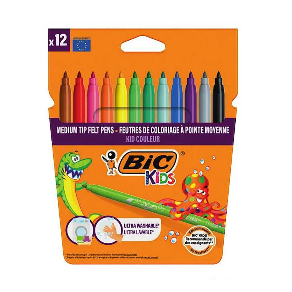 Box of 12 Bic Markers 10+2