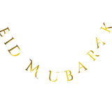 Eid Letter Banner 3 Meters - Gold