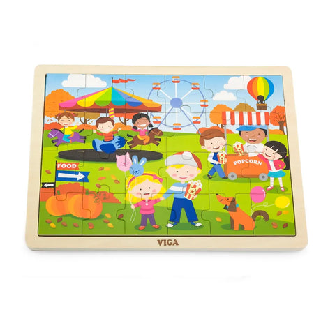 Viga Toys Puzzle des Saisons 24 Pièces - Automne