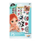 Buki 75 Tatuajes Temporales Coloreados – 8A+