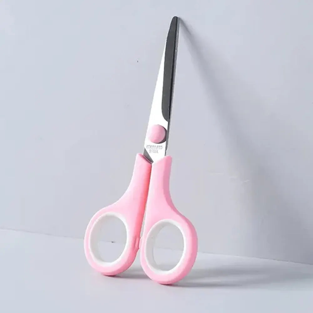 M.School 13 cm Round-Tip Scissors - Pink