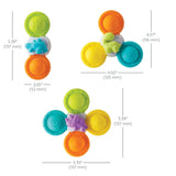 Infantino 3 Spinners en Silicone – 6M+