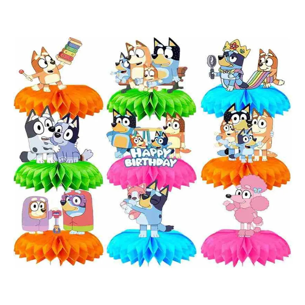 Decoraciones para Tarta Bluey – 15 x 18 cm