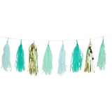 Guirlande Pompons Bleu – 200 cm