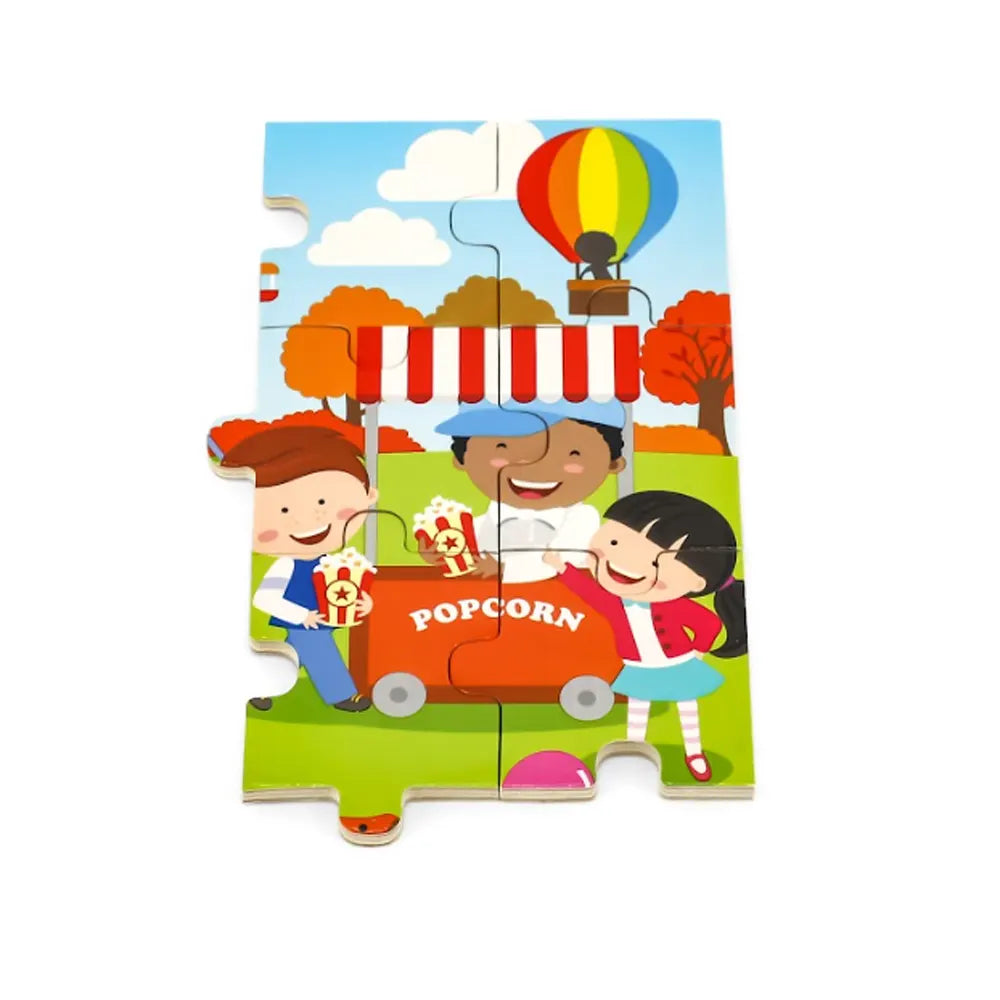 Viga Toys Puzzle des Saisons 24 Pièces - Automne