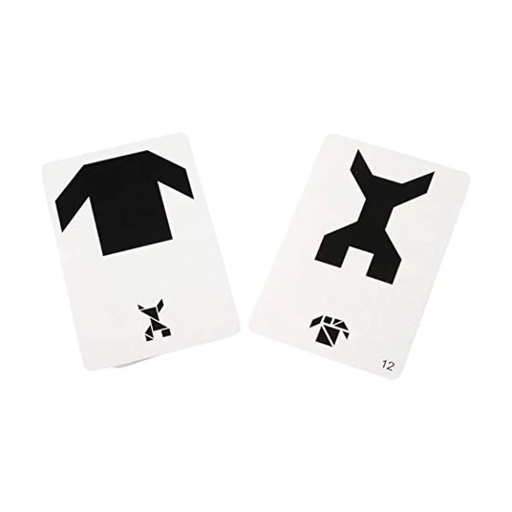 Viga Toys Tangram en Bois et Cartes – 3A+