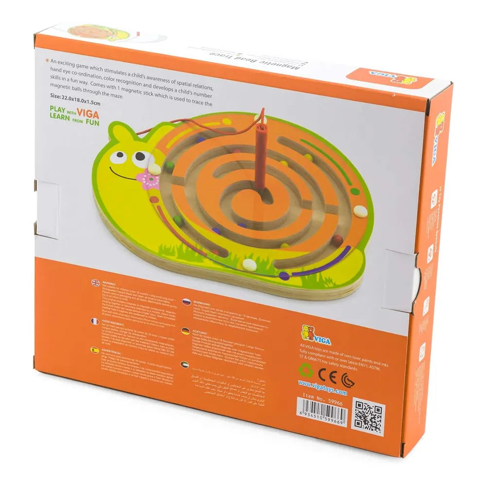 Viga Toys Snail Magnetic Game - 18M+