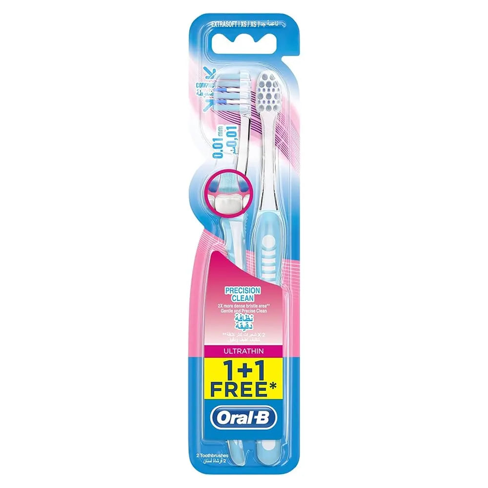 Oral-B Brosse à Dents Precision Clean 1+1