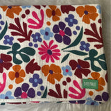 Babymat Couverture Mi-Saison 100x80cm - Jardin Fleuri