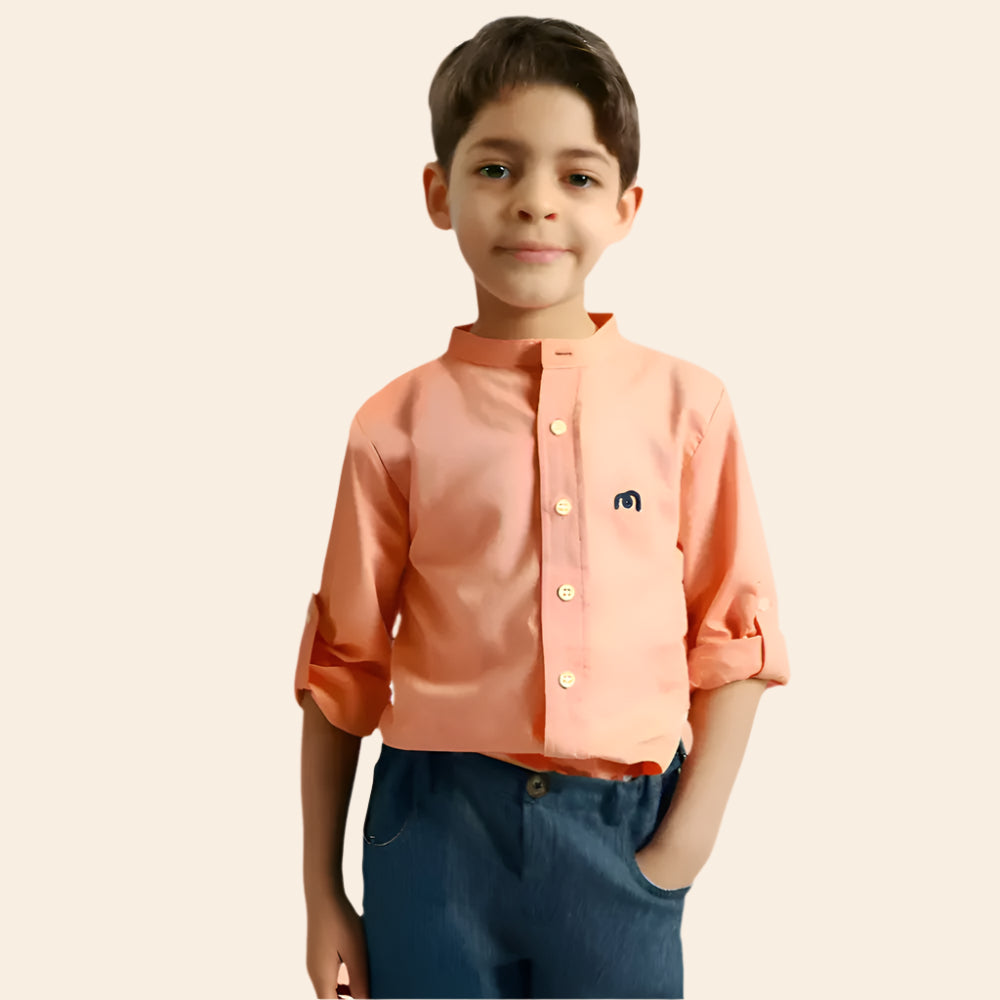 Chemise Moon pour Garçon – Orange